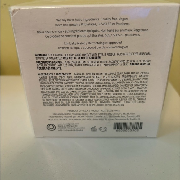 NEW Monat Berry Refined Scrub Perfecting Exfoliator Mask 2.9oz 87ml - Picture 5 of 5